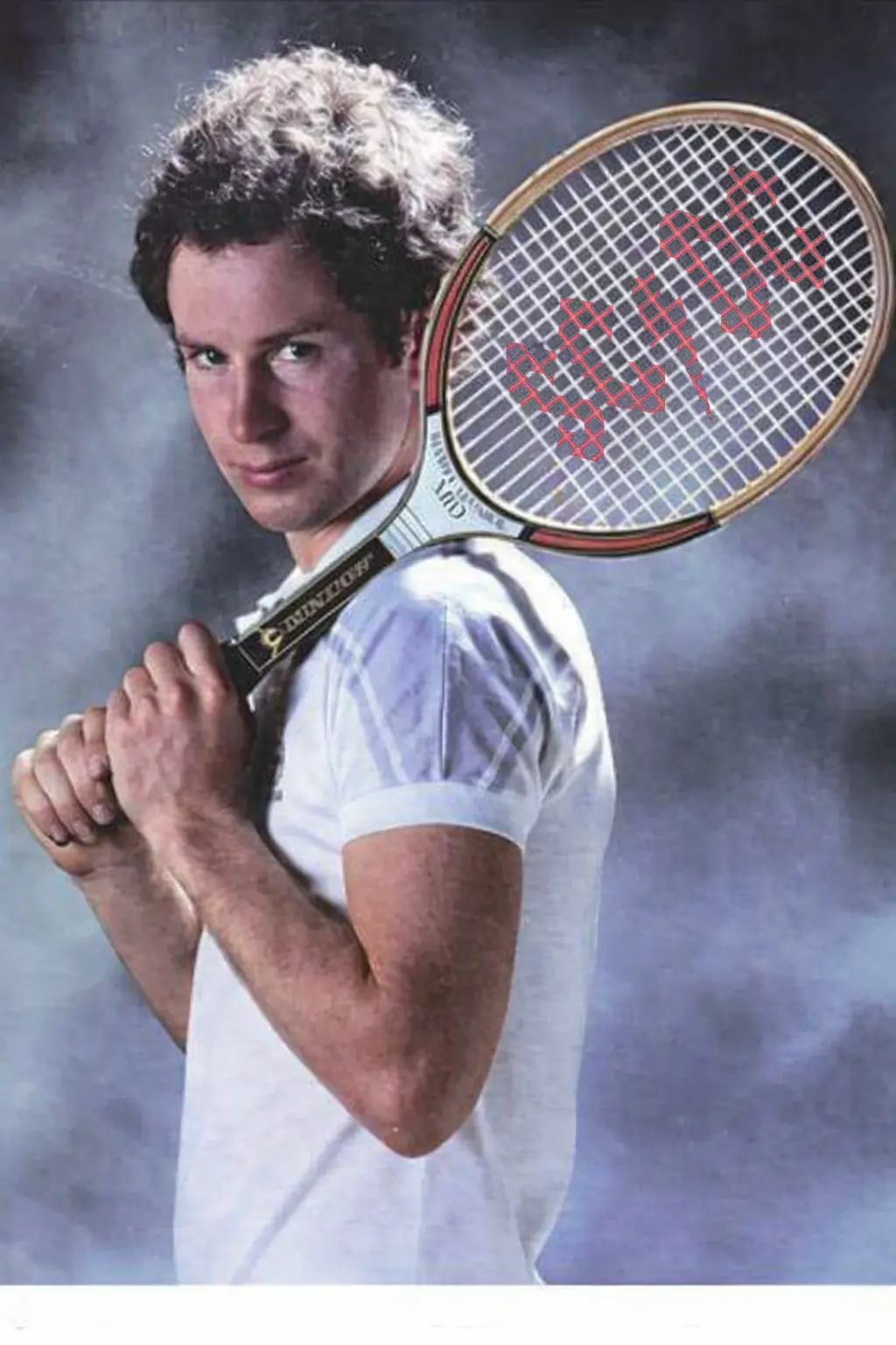 John McEnroe com raquete SCDC