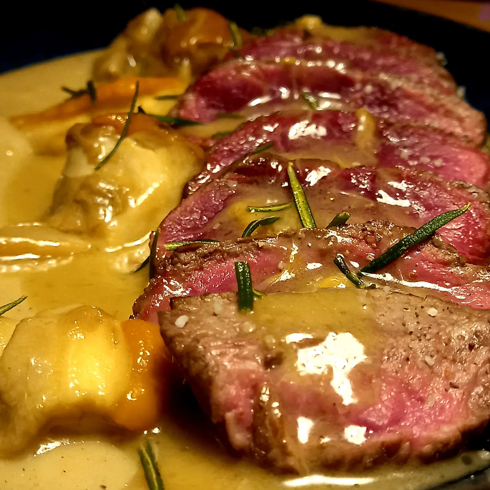 Tagliata con Porcini